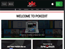 Tablet Screenshot of pokedit.com